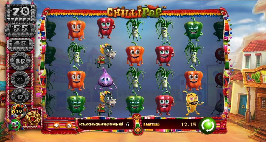 Игровой автомат ChilliPop играть онлайн